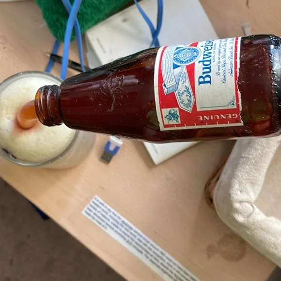 Budweiser Amber Glass Bottle - Picture 2 of 2